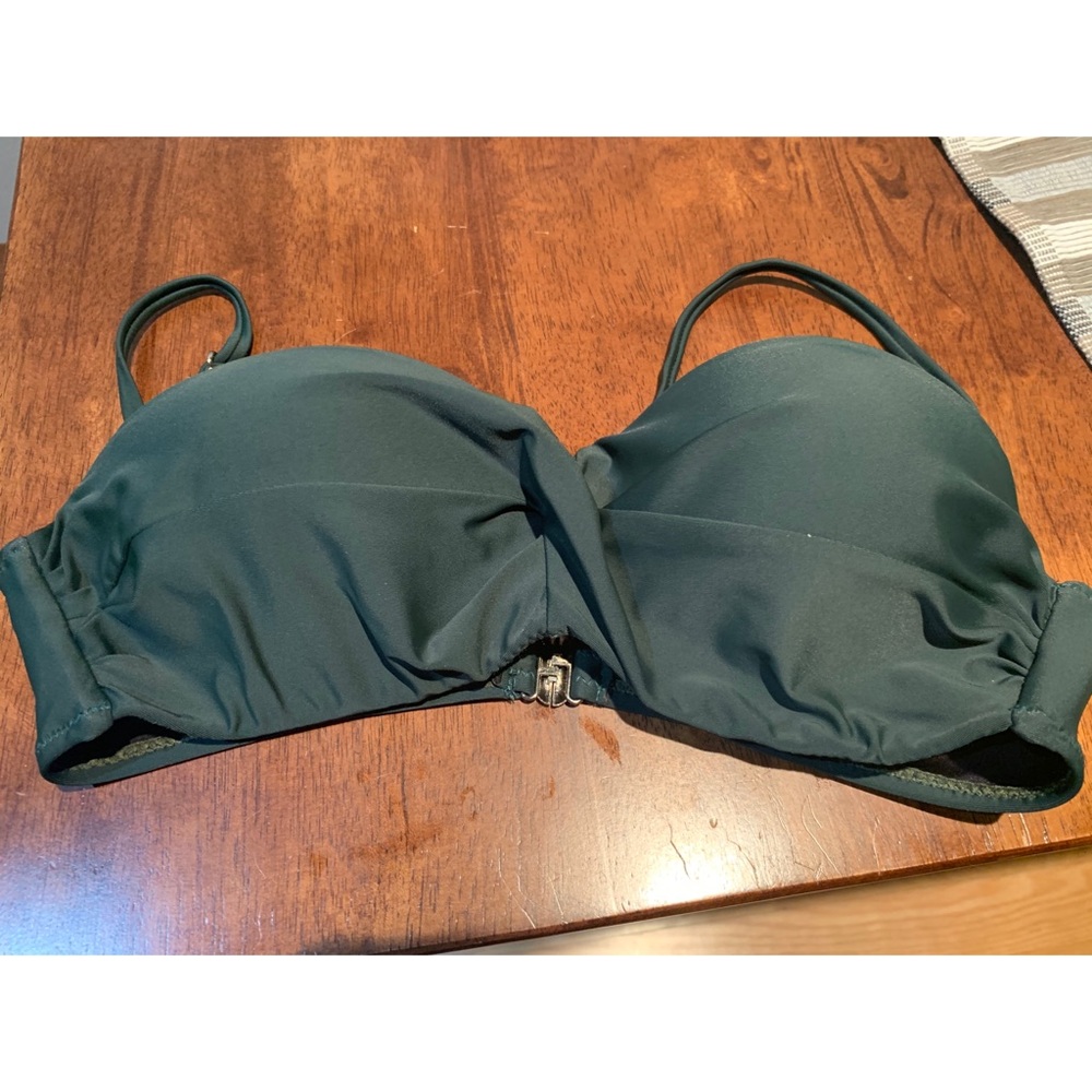 Hunter green bathing suit top